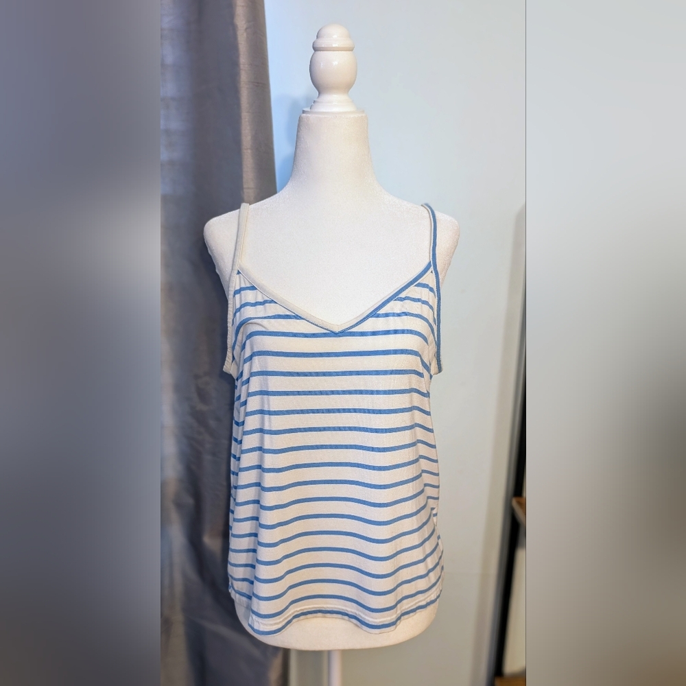 Old Navy Blue/White Stripe Tank